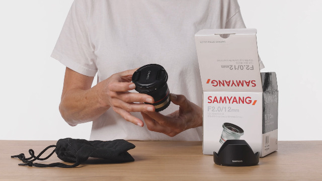 Samyang MF 12mm F2.0 Manual Focus Lens for Fuji X - Black: Amazon